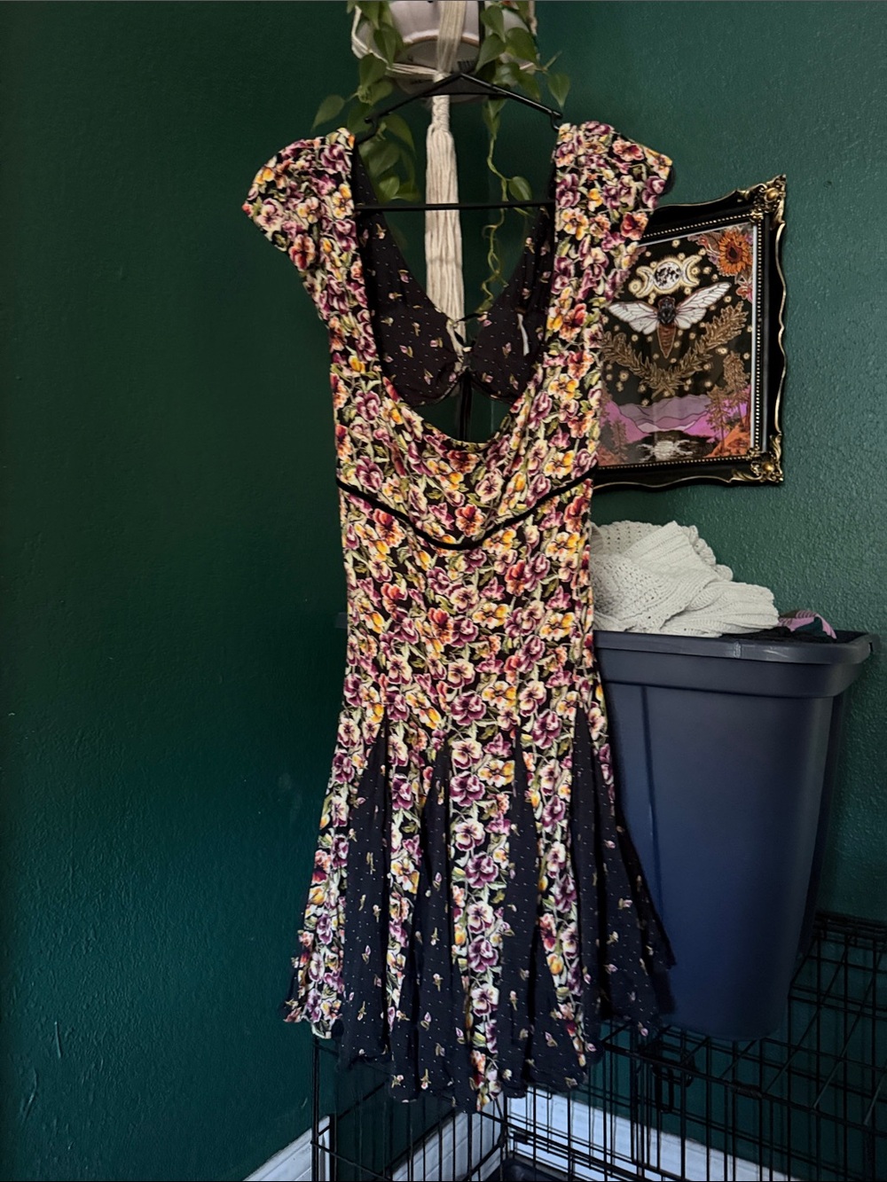 Free People Open Back Corset Dress
